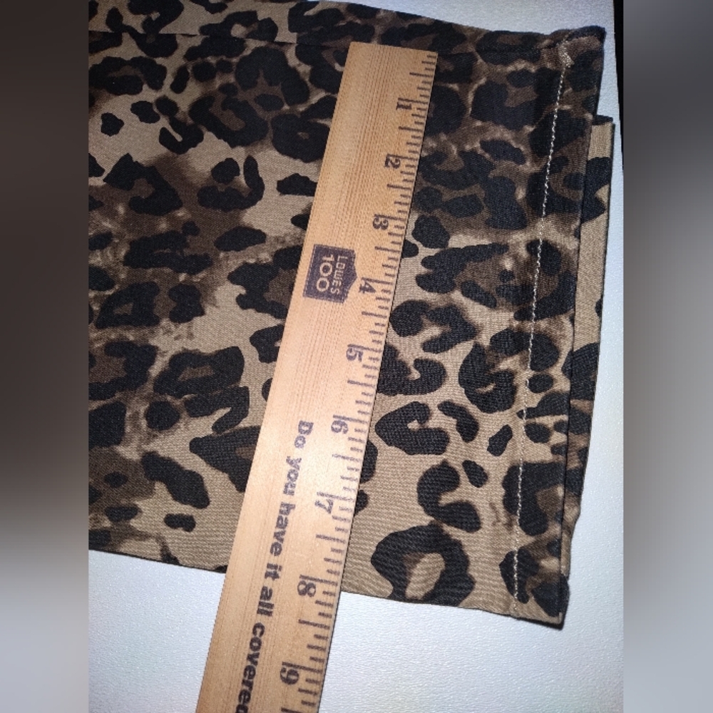 VIP Jeans Women's cargo pants animal print Print Wide Leg Brown Black New 15/32 - Picture 4 of 8